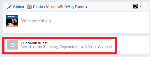 Step 3: Scheduling Social Media Posts on Facebook Step 3: Scheduling Social Media Posts on Facebook